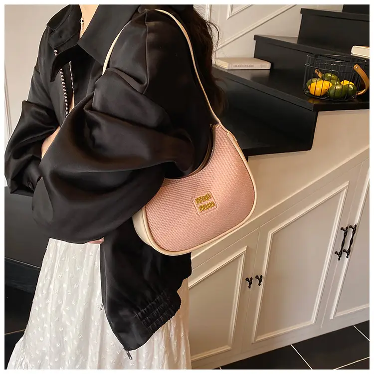 Women's Beige Large Underarm Bag Shoulder Crossbody — feature 20