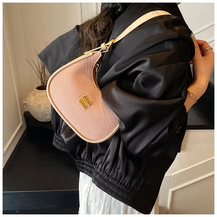 Women's Beige Large Underarm Bag Shoulder Crossbody — feature 22