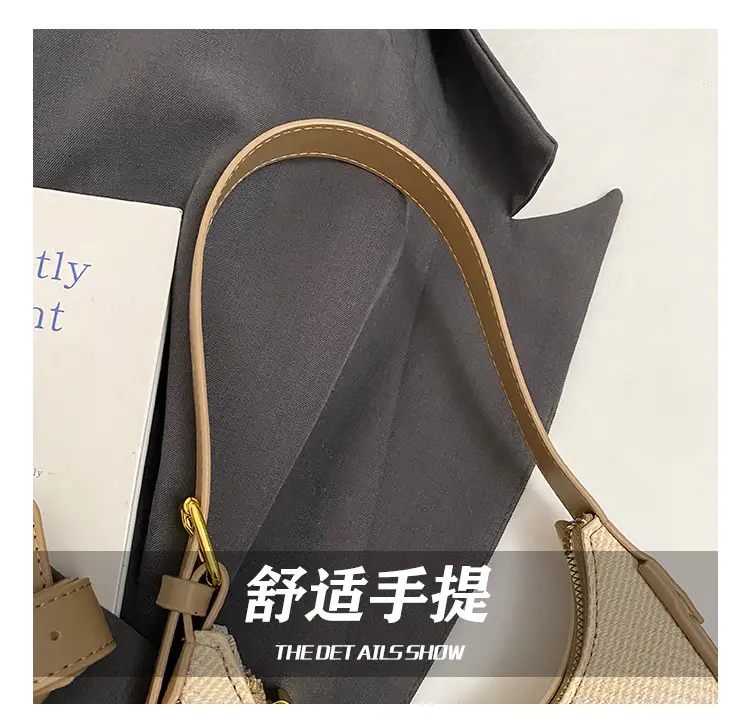 Women's Beige Large Underarm Bag Shoulder Crossbody — feature 8