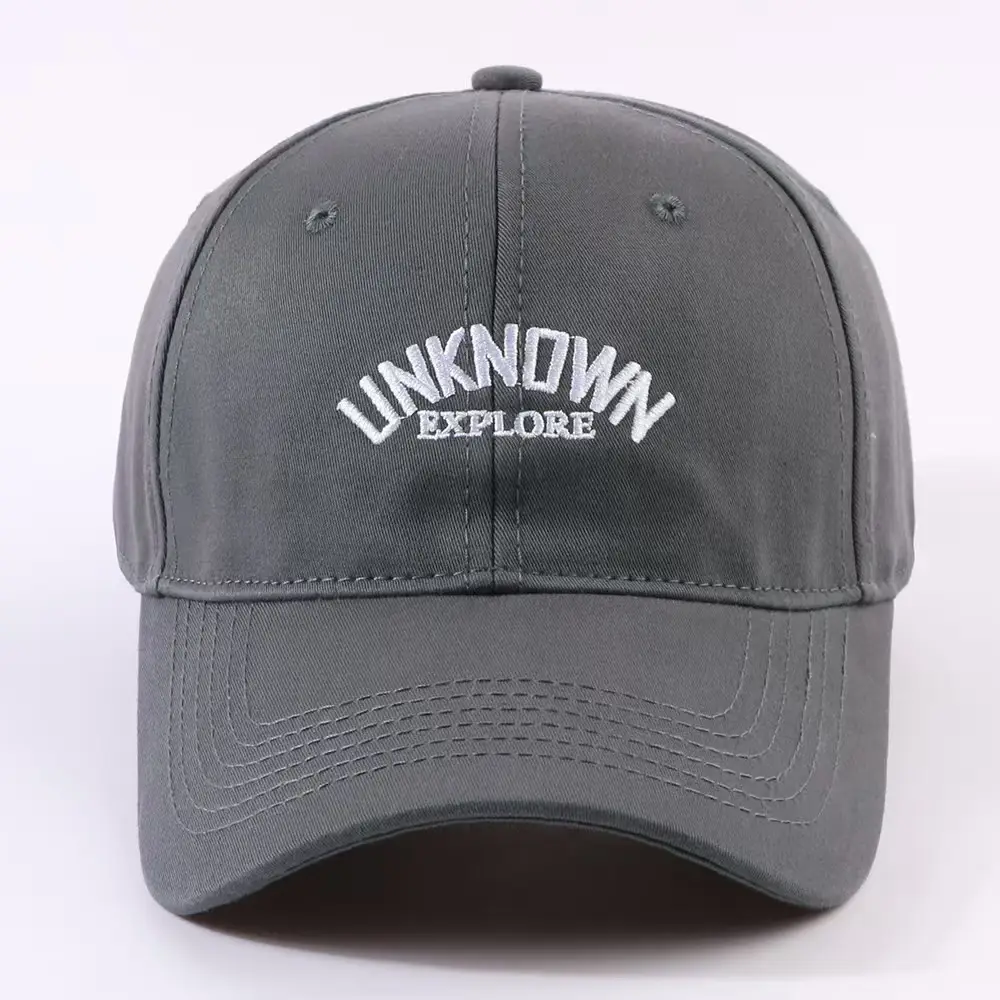 Korean-style Embroidered Baseball Cap Women White Curved Bristle - Image 12