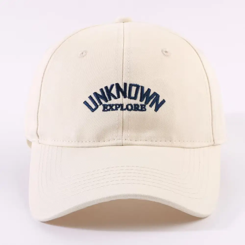 Korean-style Embroidered Baseball Cap Women White Curved Bristle - Image 7