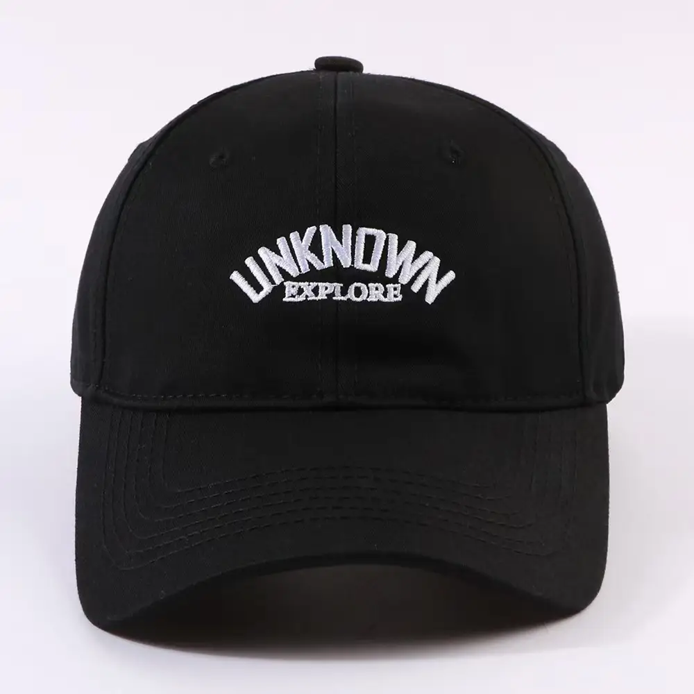 Korean-style Embroidered Baseball Cap Women White Curved Bristle - Image 9