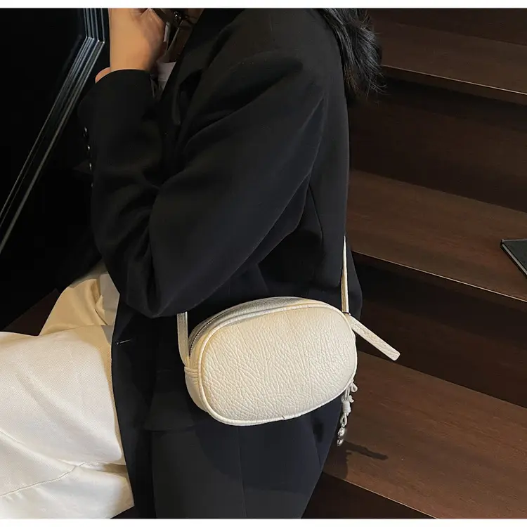 Beige Crossbody Phone Bag for Women Leather Luggage — feature 12