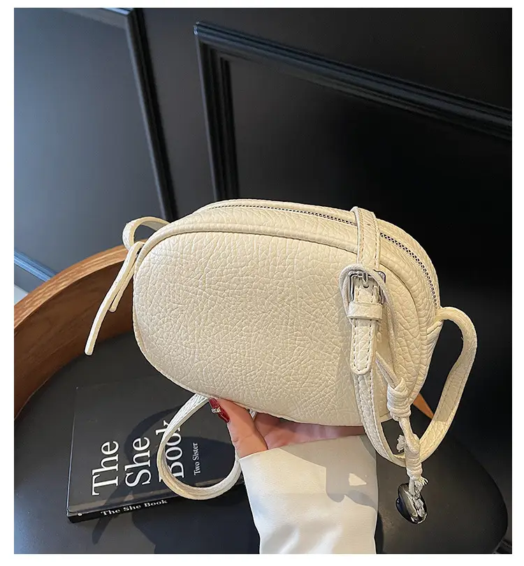 Beige Crossbody Phone Bag for Women Leather Luggage — feature 3