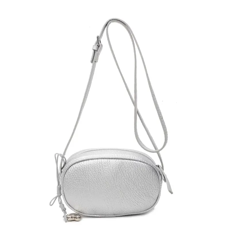 Beige Crossbody Phone Bag for Women Leather Luggage - Image 3