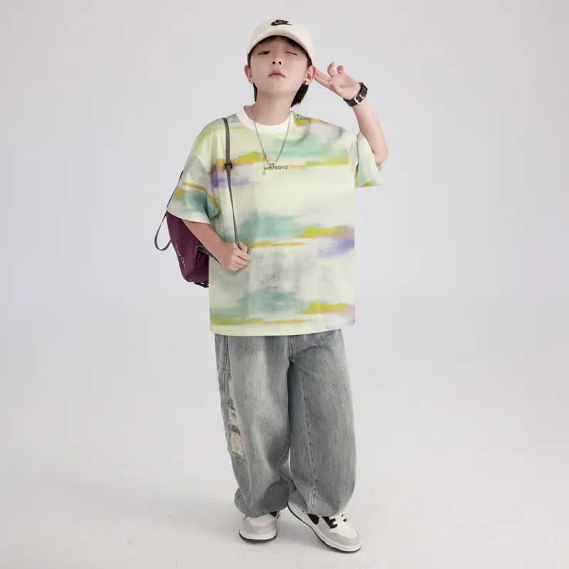 Boys Tie-Dye Short Sleeve T-Shirt 2026 - Image 3