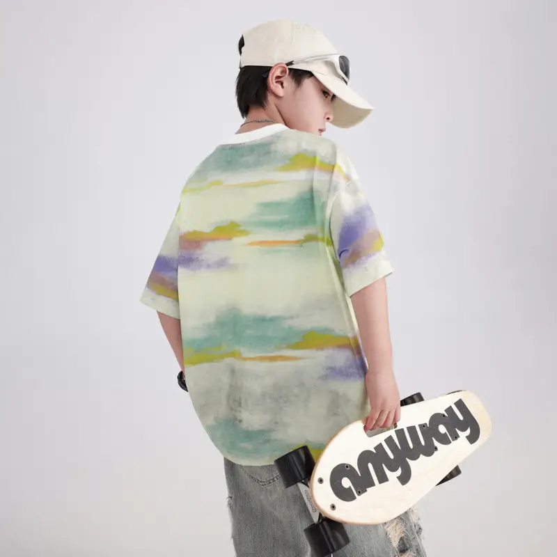 Boys Tie-Dye Short Sleeve T-Shirt 2026 - Image 4