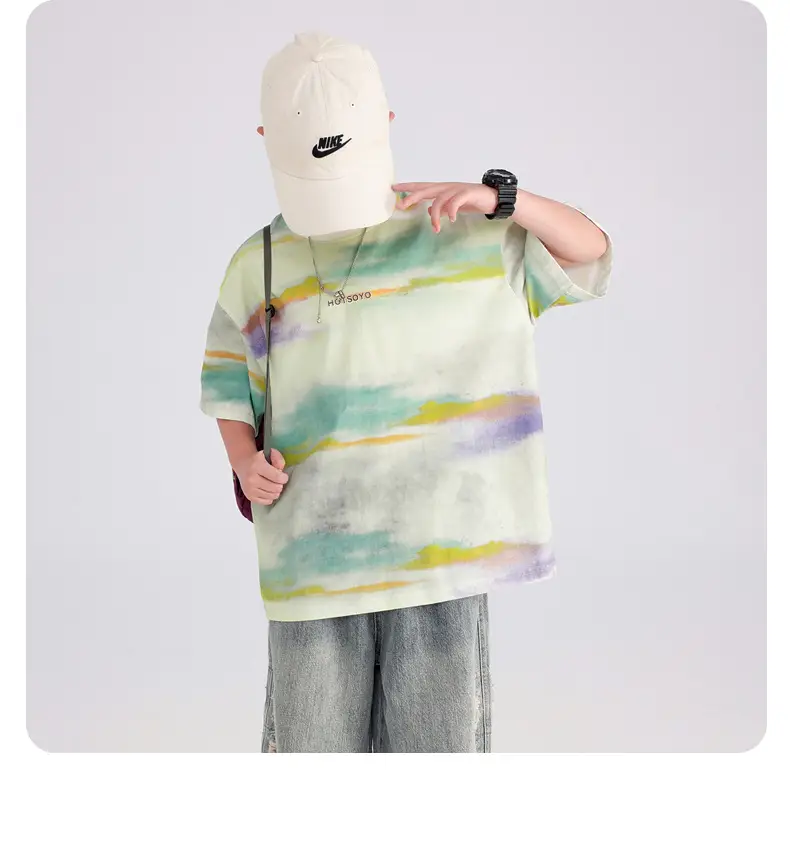 Boys Tie-Dye Short Sleeve T-Shirt 2026 — feature 22