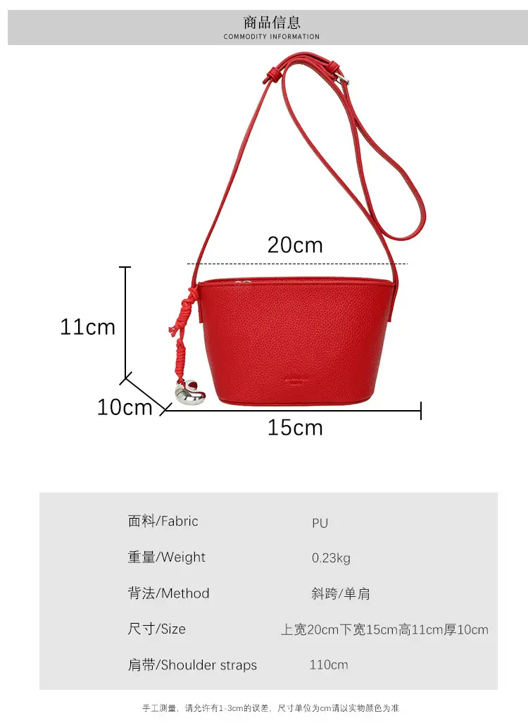 Yellow Leather Shoulder Bag for Women — feature 4