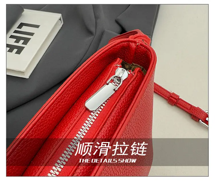 Yellow Leather Shoulder Bag for Women — feature 9