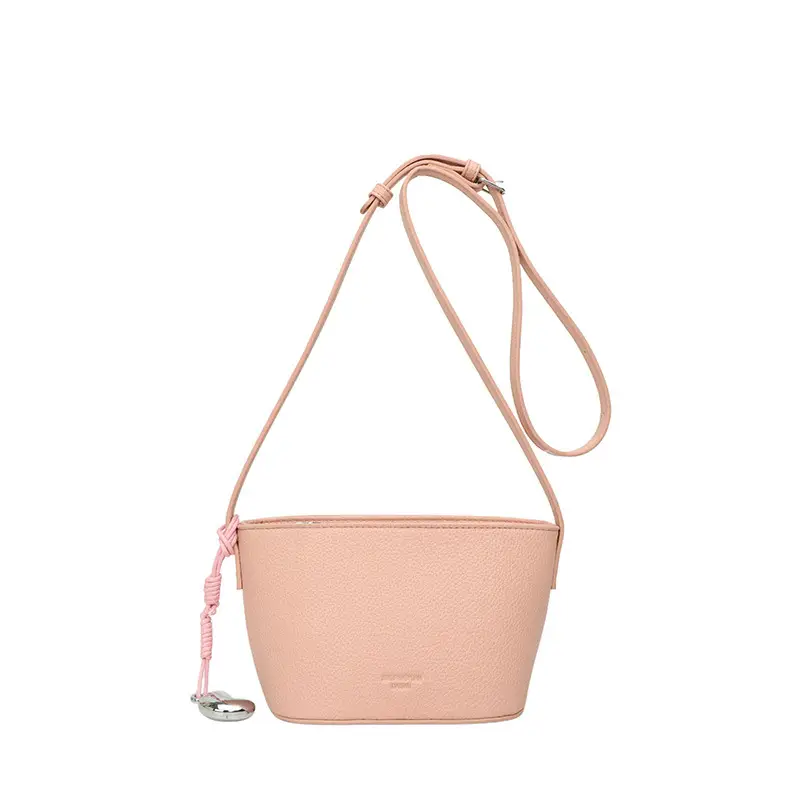 Yellow Leather Shoulder Bag for Women