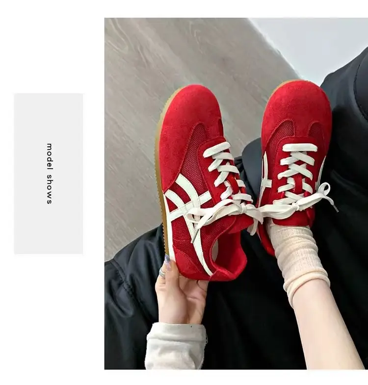 Popular Mesh Moral Training Shoes for Women 2025 Summer New Fashion Breathable Sports Shoes Lightweight Casual Sneakers Forrest Gump Shoes — feature 15