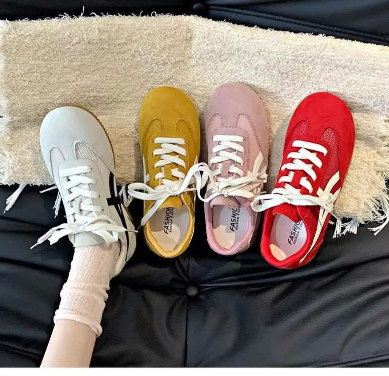 Popular Mesh Moral Training Shoes for Women 2025 Summer New Fashion Breathable Sports Shoes Lightweight Casual Sneakers Forrest Gump Shoes — feature 20