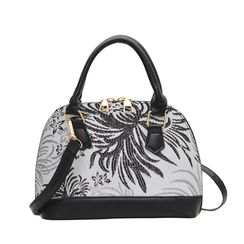 Trendy White Floral Shell Bag for Women 2025 - Image 9