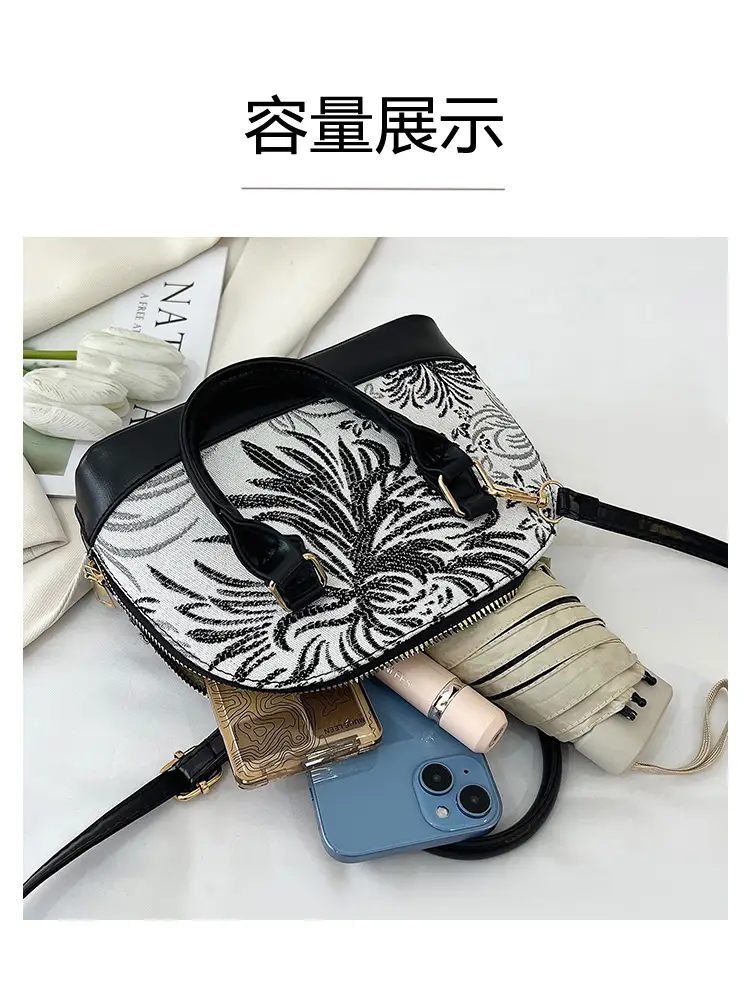 Trendy White Floral Shell Bag for Women 2025 — feature 8