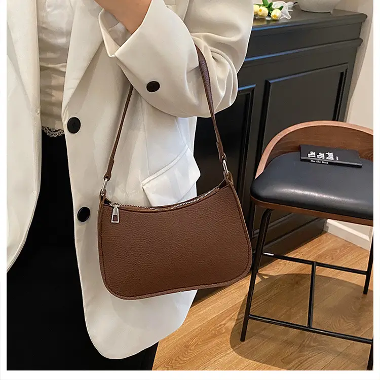 New Women's Pebbled Shoulder Bag with Armpit Design — feature 10