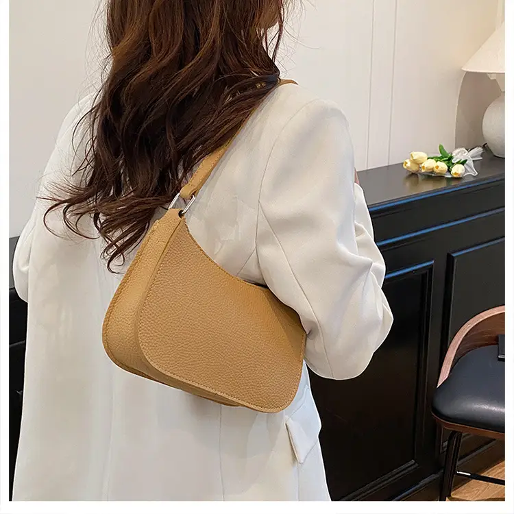 New Women's Pebbled Shoulder Bag with Armpit Design — feature 13
