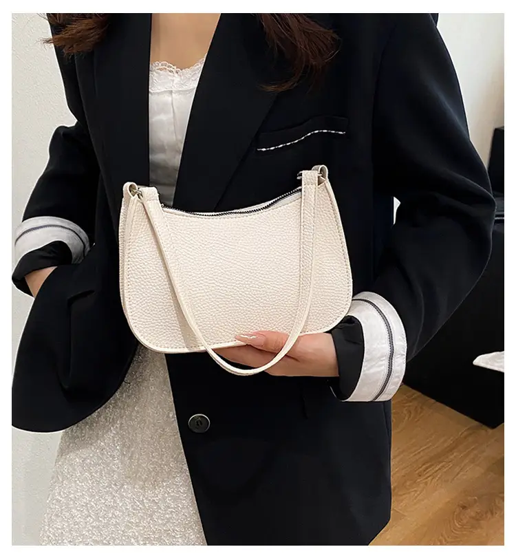 New Women's Pebbled Shoulder Bag with Armpit Design — feature 2