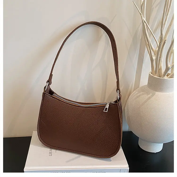 New Women's Pebbled Shoulder Bag with Armpit Design — feature 20