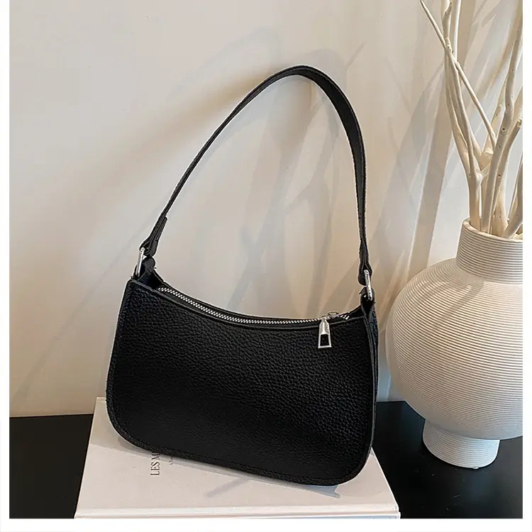 New Women's Pebbled Shoulder Bag with Armpit Design — feature 21