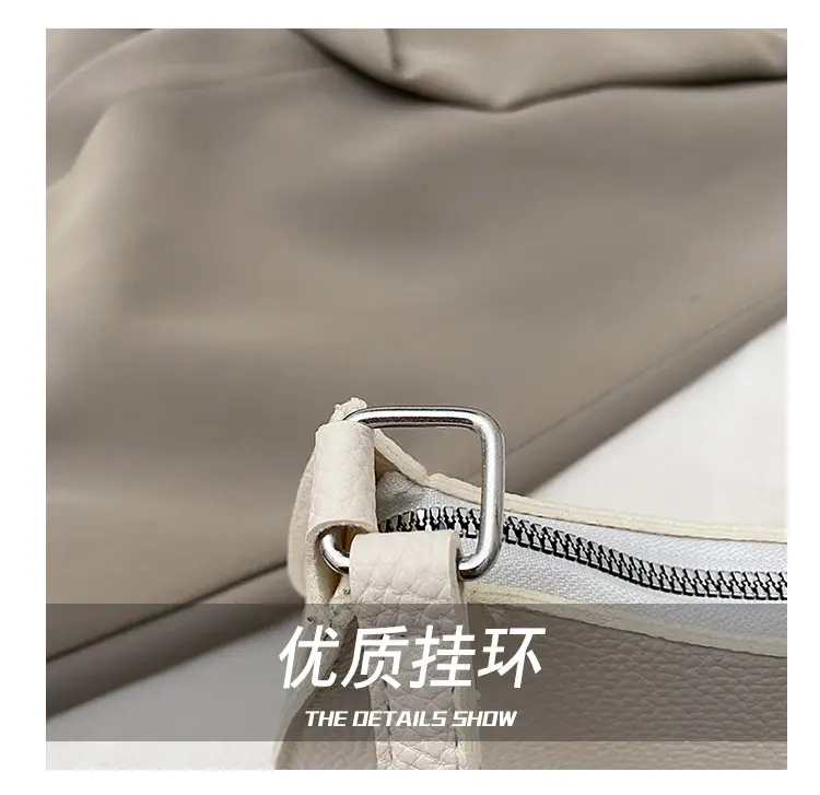 New Women's Pebbled Shoulder Bag with Armpit Design — feature 6