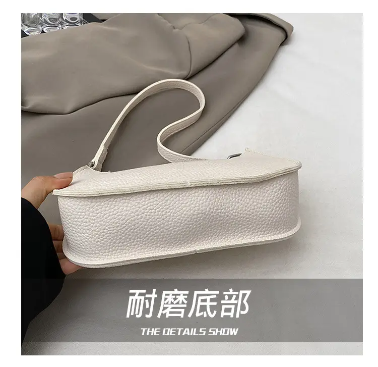 New Women's Pebbled Shoulder Bag with Armpit Design — feature 7