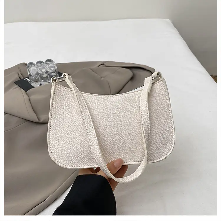 New Women's Pebbled Shoulder Bag with Armpit Design - Image 2