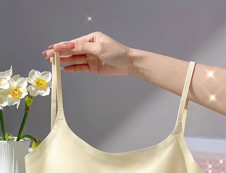 Summer Ice Silk U-Shaped Beautiful Back Bra One-piece Vest Sling Women's Tube Top Chest Wrapping Underwear Anti-running Large Chest Small — feature 26