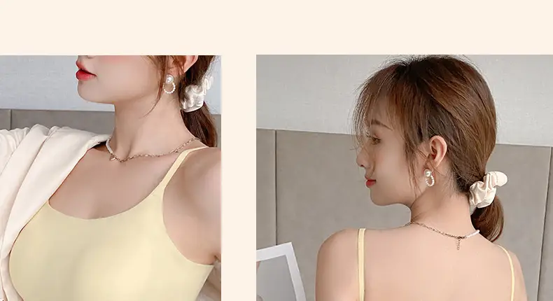 Summer Ice Silk U-Shaped Beautiful Back Bra One-piece Vest Sling Women's Tube Top Chest Wrapping Underwear Anti-running Large Chest Small — feature 47