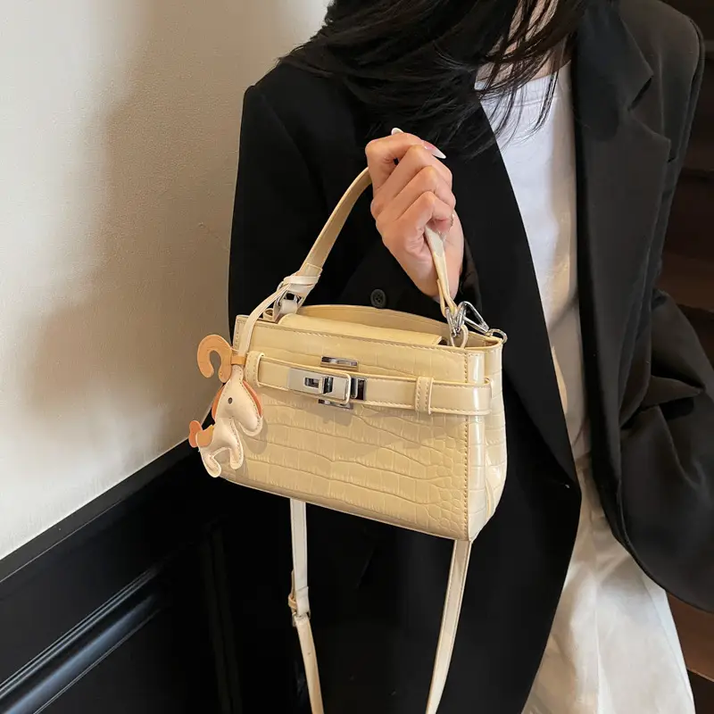 Women's Small Square Tan Shoulder Crossbody Bag 2025