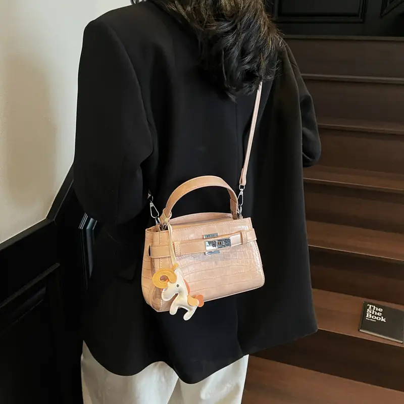 Women's Small Square Tan Shoulder Crossbody Bag 2025