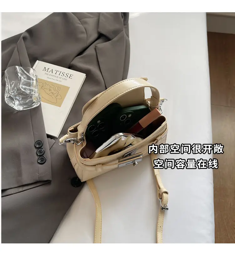 Women's Small Square Tan Shoulder Crossbody Bag 2025 — feature 10