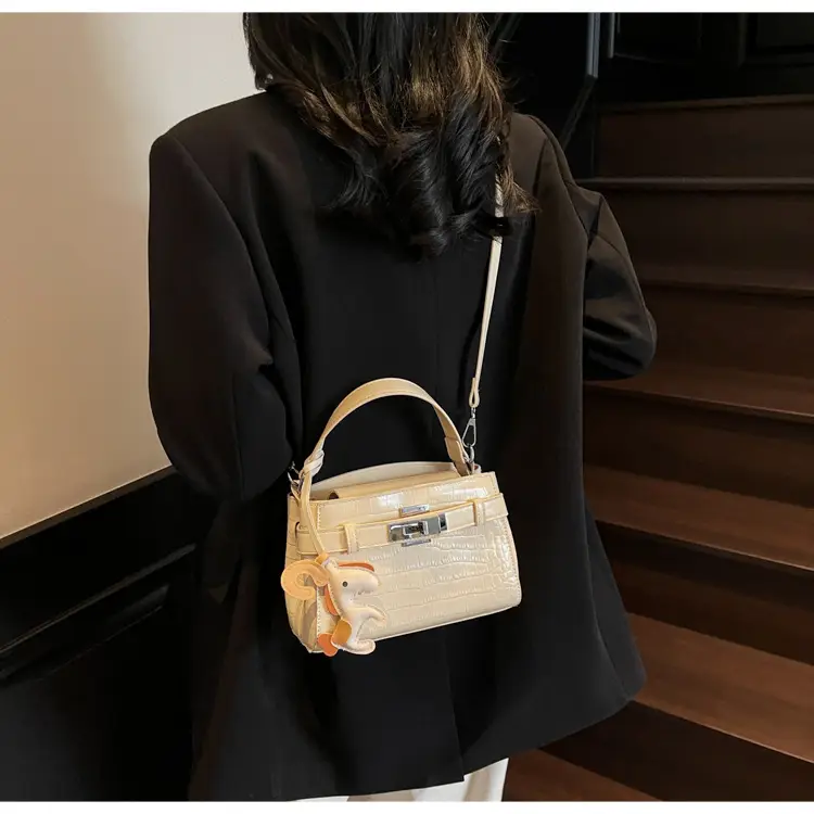 Women's Small Square Tan Shoulder Crossbody Bag 2025 — feature 12