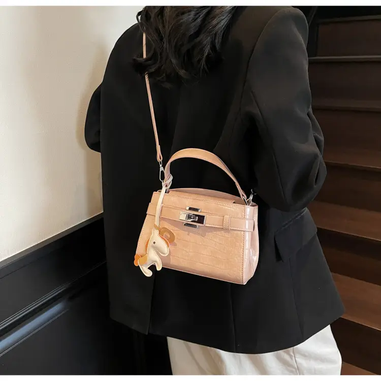 Women's Small Square Tan Shoulder Crossbody Bag 2025 — feature 16