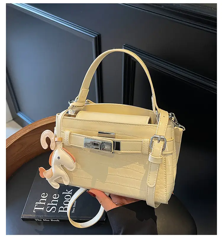 Women's Small Square Tan Shoulder Crossbody Bag 2025 — feature 3