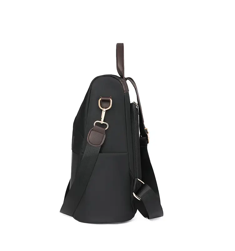 Women's Black Large Capacity Anti-Theft Backpack — feature 26