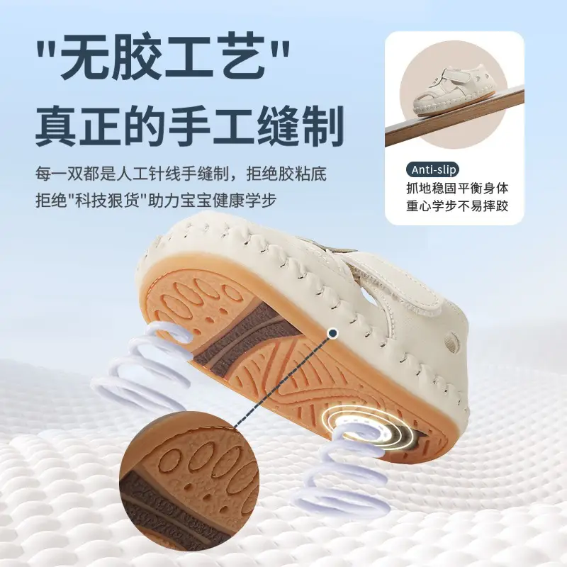 Summer New Toe Toddler Sandals Men's Baby Shoes Soft Sole 6-12 Months One Year Old Baby Toddler Shoes Women - Image 6
