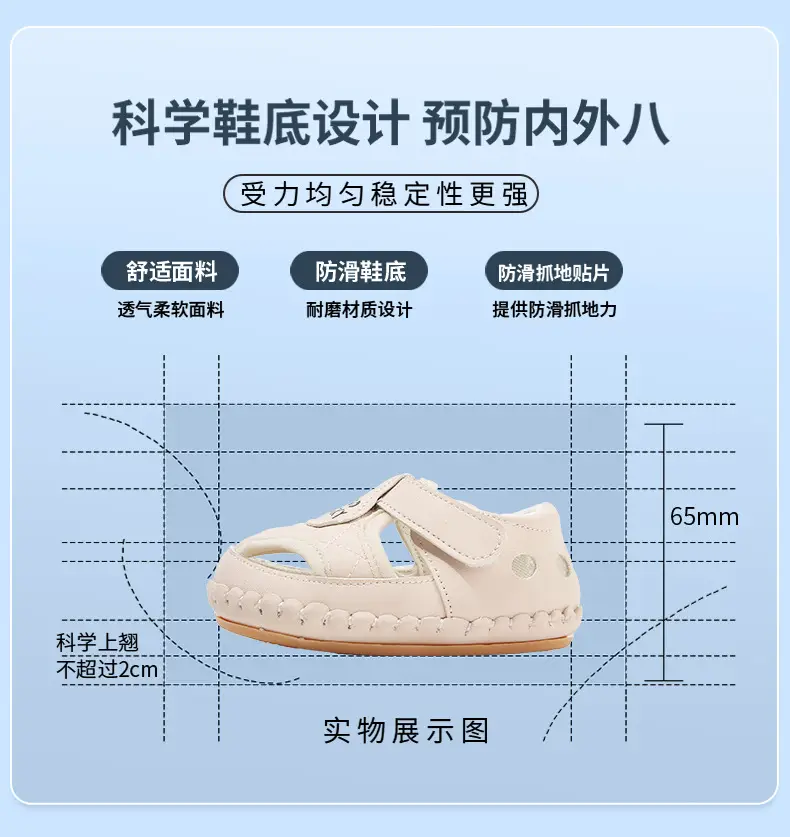 Summer New Toe Toddler Sandals Men's Baby Shoes Soft Sole 6-12 Months One Year Old Baby Toddler Shoes Women — feature 22