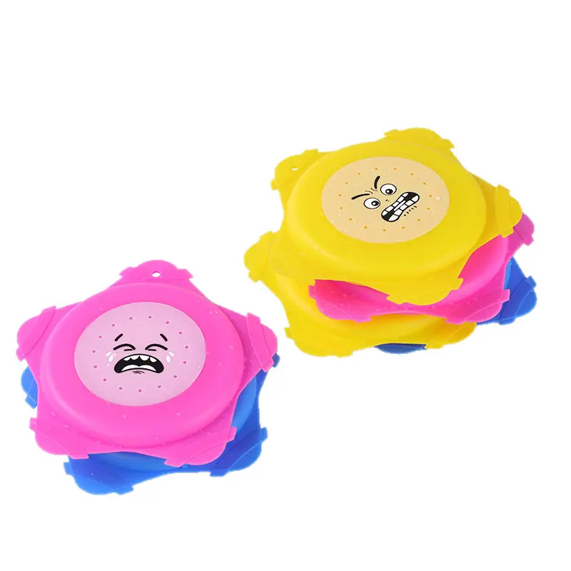 Silicone Sprinkler Frisbee Beach Pool Toy Children's Water Play Frisbee Outdoor Water Play Reusable Strong Water Absorption