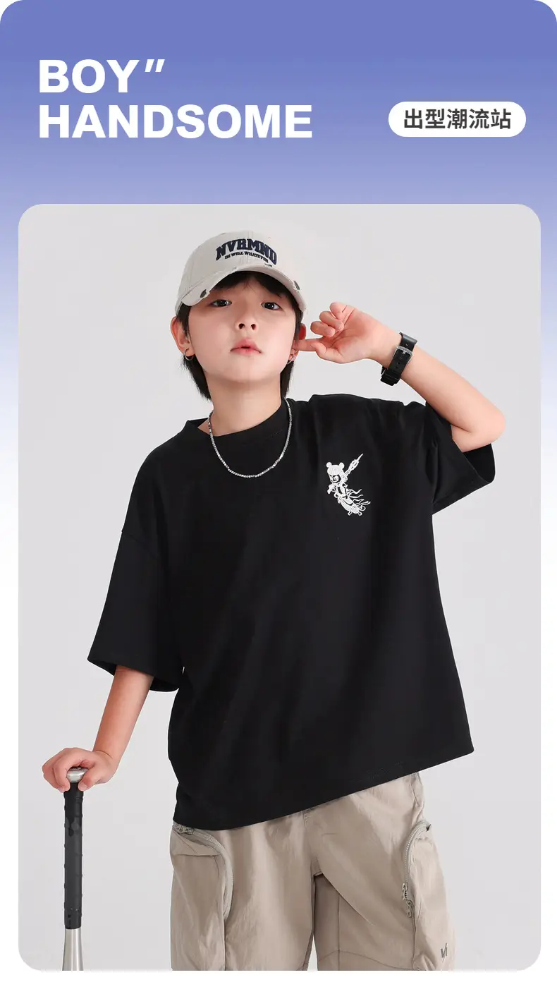 Boys T-Shirt Nezha Light-Changing 2026 — feature 1