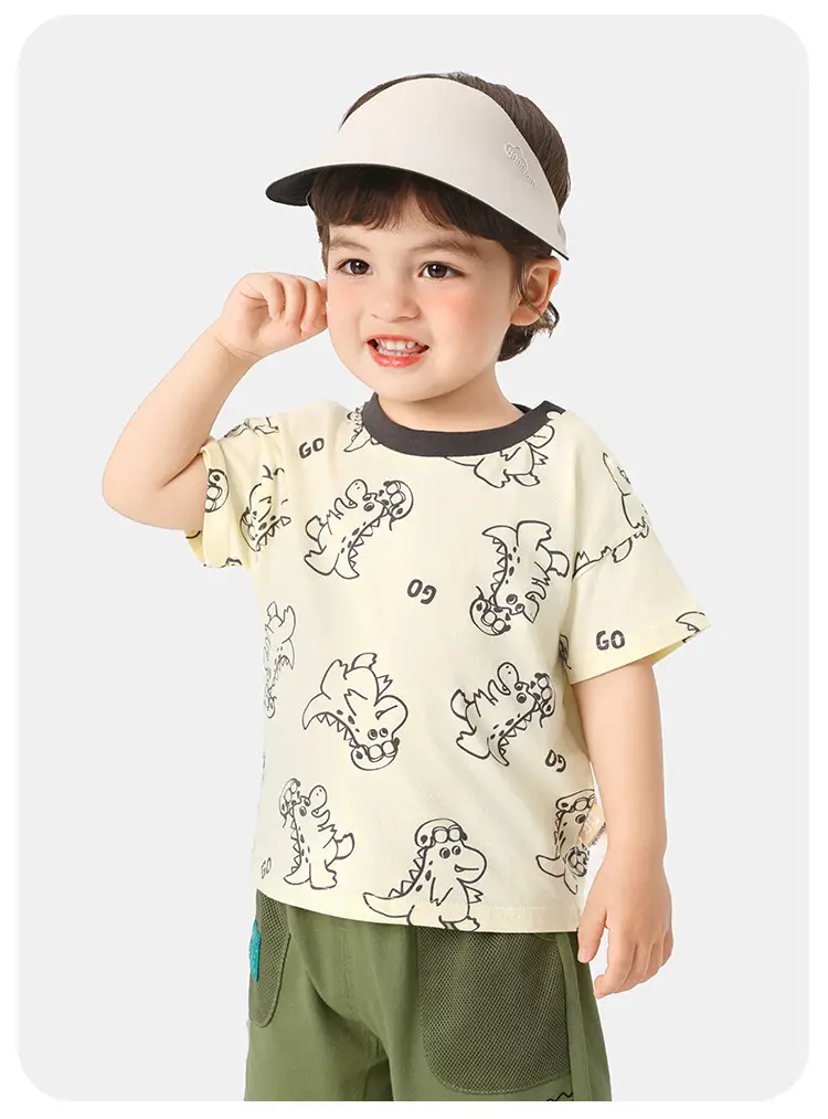 Kaka Panda Boys Summer T-Shirt Two Piece Set — feature 6