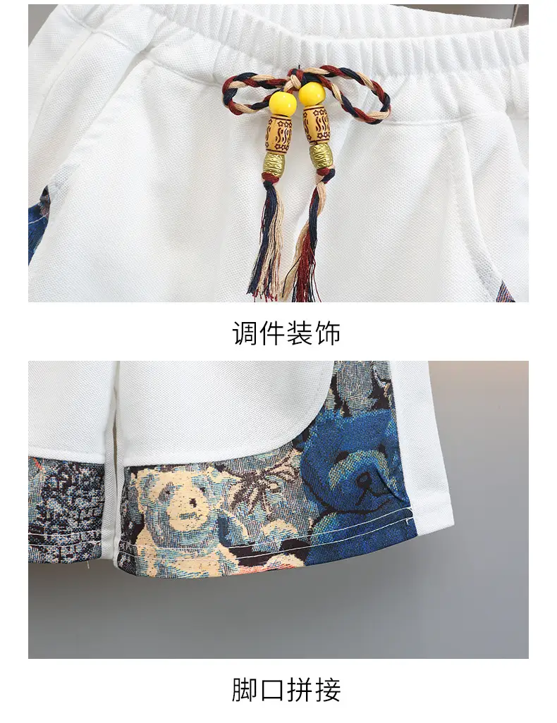 Boys Sleeveless T-Shirt Shorts Set White Graphic 2025 — feature 18
