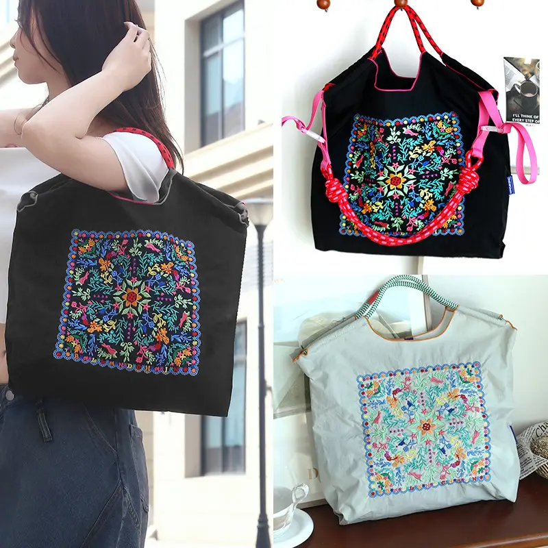 Bohemian Embroidered Shoulder Bag Large Capacity Women - Image 21