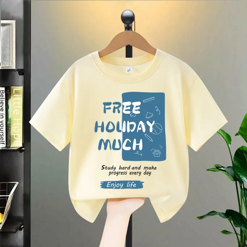Boys Free Holiday Much China T-Shirt Medium Large