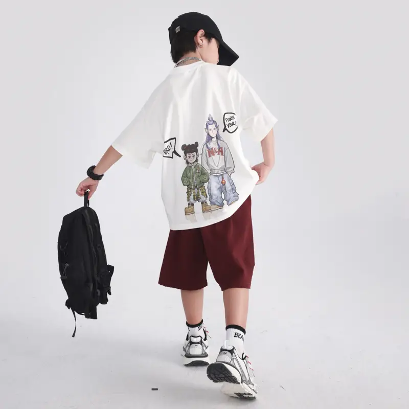 Boys Cartoon T-Shirt 2026 Summer Ice-Feel Half Sleeve - Image 3