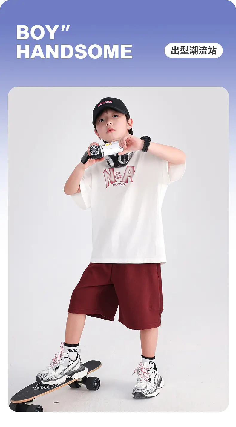 Boys Cartoon T-Shirt 2026 Summer Ice-Feel Half Sleeve — feature 1