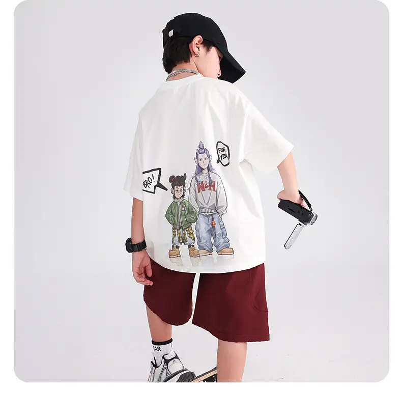 Boys Cartoon T-Shirt 2026 Summer Ice-Feel Half Sleeve — feature 12