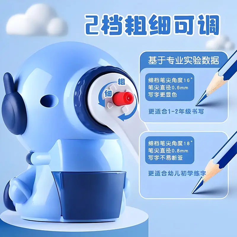 Astronaut Primary School Student Pencil Sharpener Hand Pencil Sharpener Children Pencil Sharpener Automatic Lead Durable Pencil Sharpener