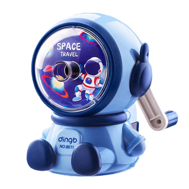 Astronaut Primary School Student Pencil Sharpener Hand Pencil Sharpener Children Pencil Sharpener Automatic Lead Durable Pencil Sharpener