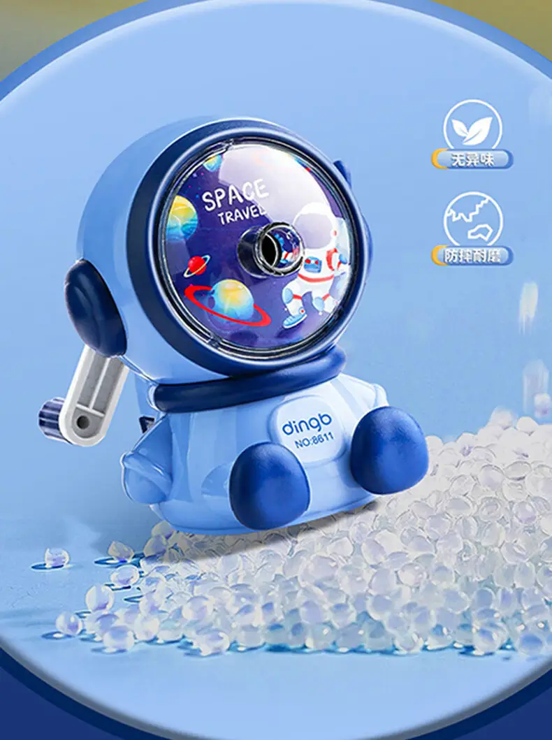 Astronaut Primary School Student Pencil Sharpener Hand Pencil Sharpener Children Pencil Sharpener Automatic Lead Durable Pencil Sharpener — feature 17